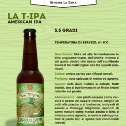La T-IPA birra artigianale 33cl (5,5%)